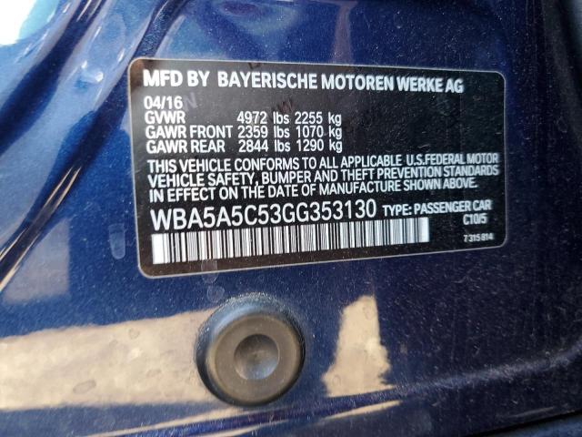 WBA5A5C53GG353130 BMW 528 I