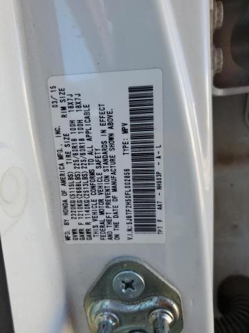 5J6TF2H50FL002856 Honda Crosstour Exl