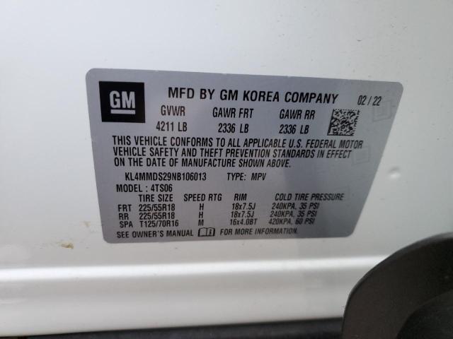 KL4MMDS29NB106013 Buick Encore Gx Select