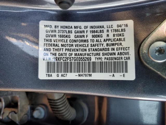 19XFC2F57GE055269 Honda Civic Lx