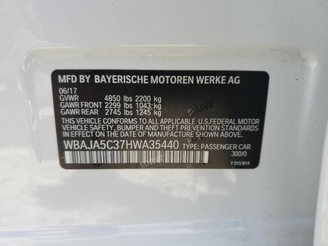 WBAJA5C37HWA35440 BMW 530 I