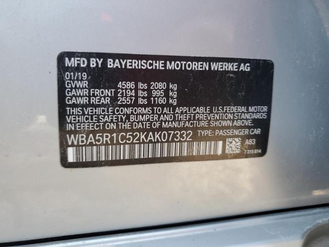 WBA5R1C52KAK07332 BMW 330I