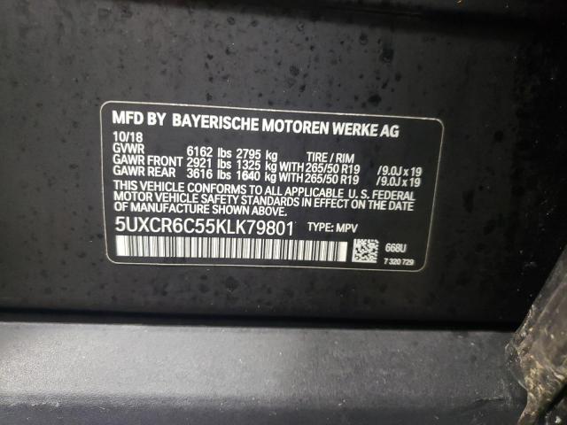 5UXCR6C55KLK79801 BMW X5 Xdrive40i
