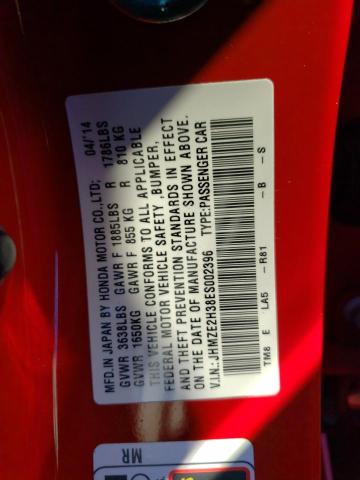 JHMZE2H38ES002396 Honda Insight