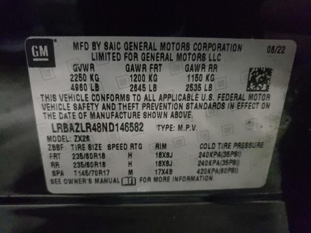 LRBAZLR48ND146582 Buick Envision Preferred