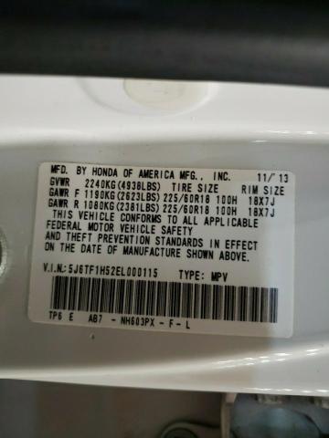 5J6TF1H52EL000115 Honda Crosstour Exl
