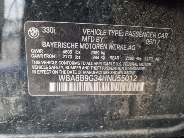 WBA8B9G34HNU55012 BMW 330 I