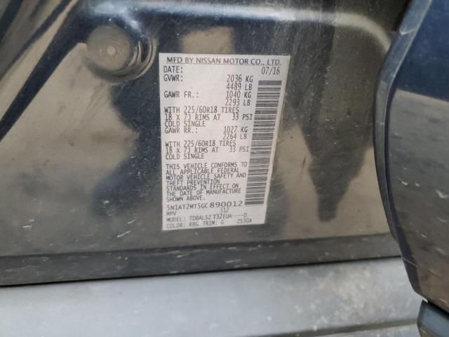 5N1AT2MT5GC890012 Nissan ROGUE S