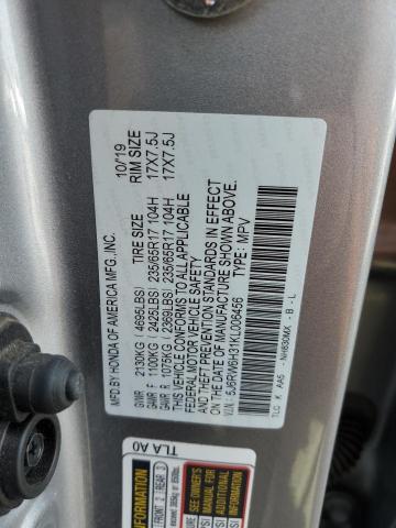 5J6RW6H31KL006456 Honda CR-V LX