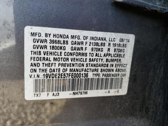 19VDE2E57FE000136 Acura Ilx 24 Premium