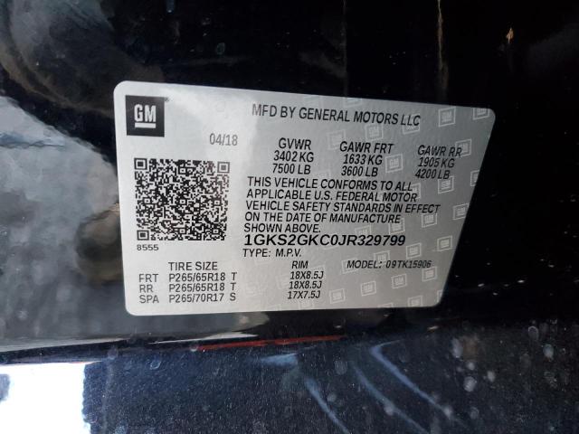 1GKS2GKC0JR329799 GMC Yukon Xl K1500 Slt