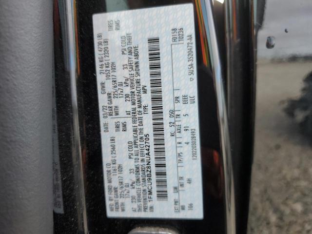 1FMCU9BZ8NUA42705 Ford ESCAPE SE