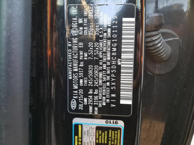 5XYP5DHC8MG101129 KIA Telluride Sx