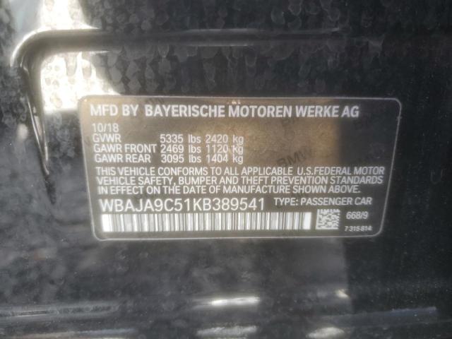 WBAJA9C51KB389541 BMW 530e