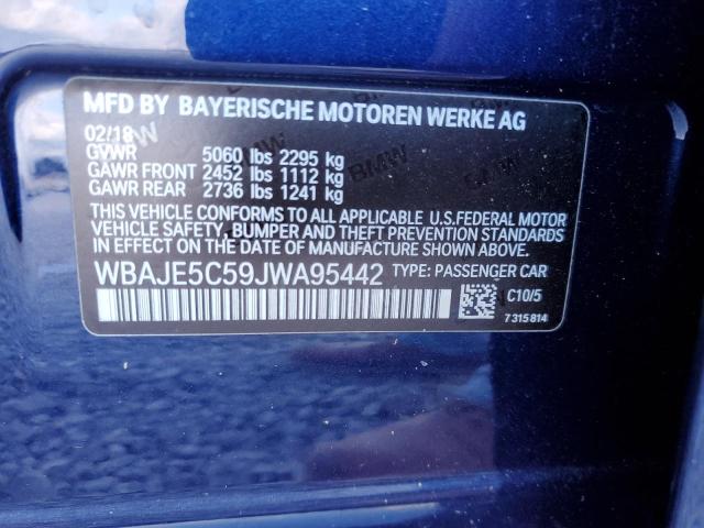 WBAJE5C59JWA95442 BMW 540 I