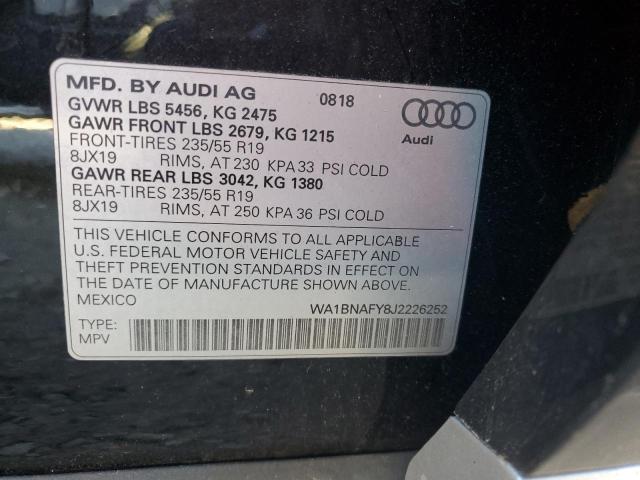 WA1BNAFY8J2226252 Audi Q5 Premium Plus