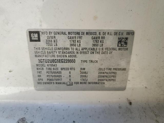 3GTU2UEC6EG228660 GMC Sierra K1500 Sle