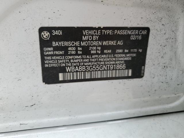 WBA8B3G55GNT91866 BMW 340 I