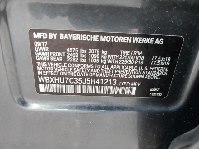 WBXHU7C35J5H41213 BMW X1 Sdrive28i