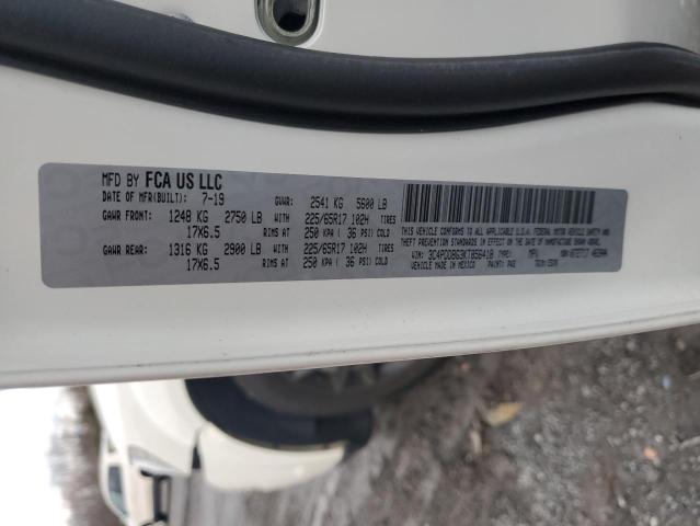 3C4PDDBG3KT856418 Dodge JOURNEY SE