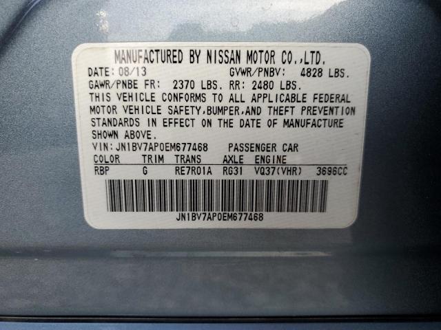 JN1BV7AP0EM677468 Infiniti Q50 BASE