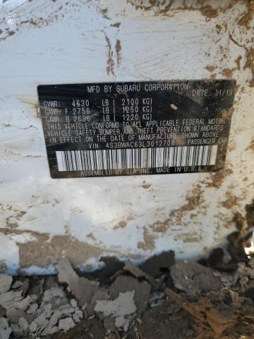 4S3BWAC63L3012708 Subaru Legacy Premium