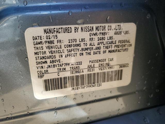 JN1BV7AP7FM341222 Infiniti Q50 BASE