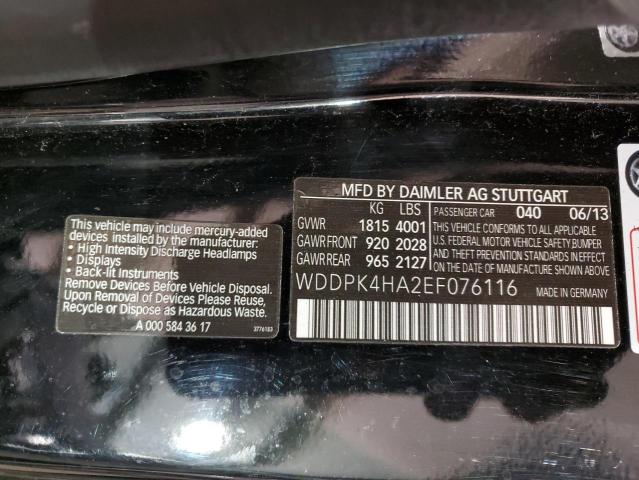 WDDPK4HA2EF076116 Mercedes-Benz SLK 250