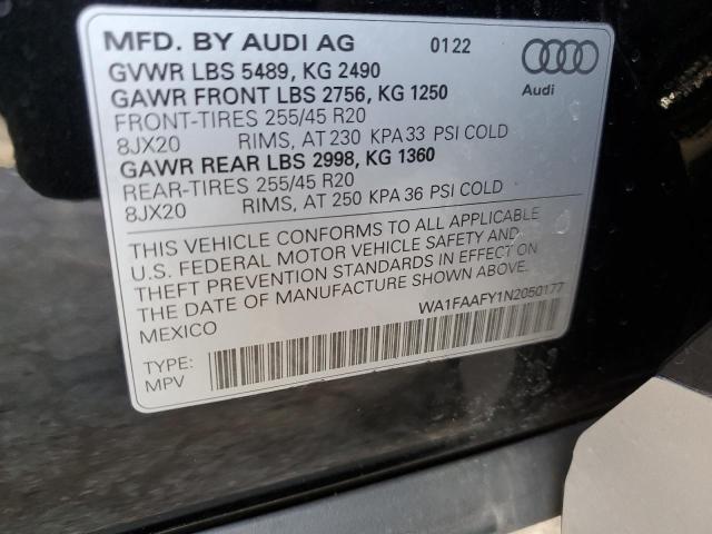 WA1FAAFY1N2050177 Audi Q5 Prestige 45