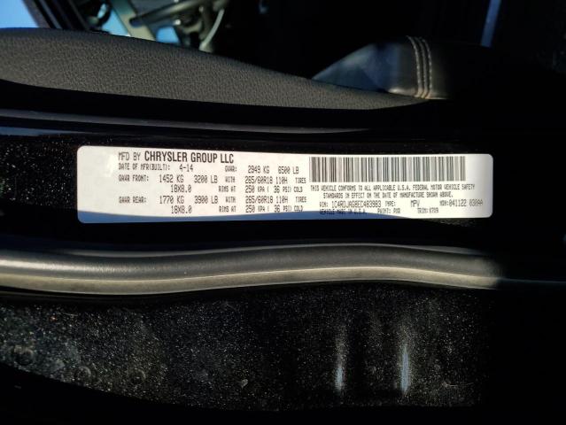 1C4RDJAG8EC483983 Dodge Durango Sxt