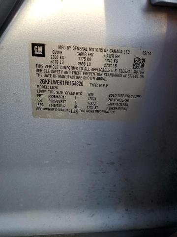 2GKFLWEK1F6154820 GMC Terrain Sle