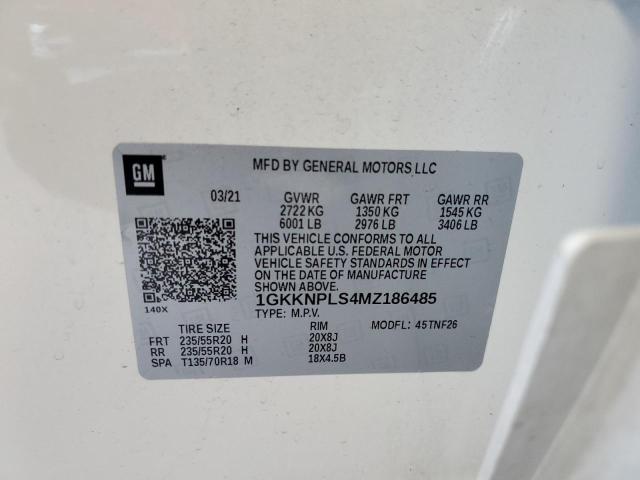 1GKKNPLS4MZ186485 GMC Acadia Denali