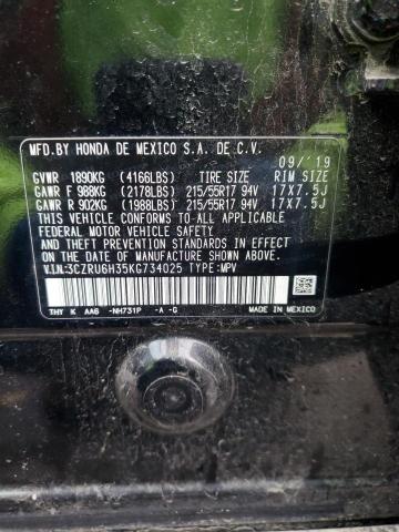 3CZRU6H35KG734025 Honda HR-V LX