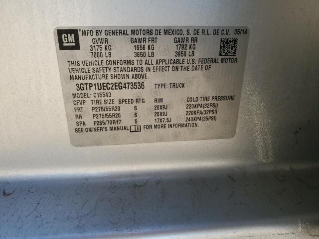 3GTP1UEC2EG473536 GMC Sierra C1500 Sle