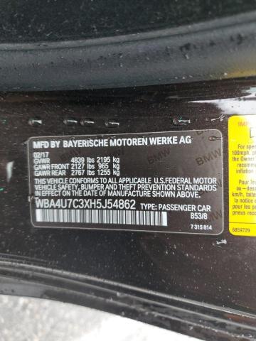 WBA4U7C3XH5J54862 BMW 430I