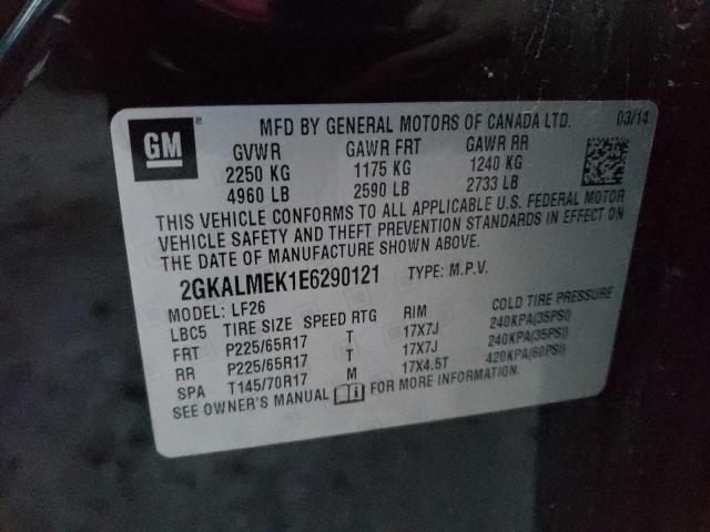 2GKALMEK1E6290121 GMC Terrain Sle