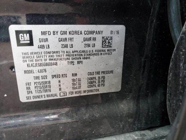 KL4CJESB5GB608448 Buick Encore