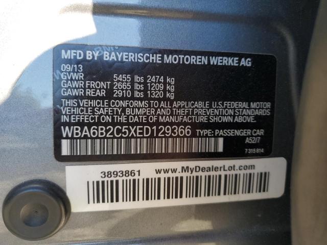 WBA6B2C5XED129366 BMW 650 I Gran Coupe