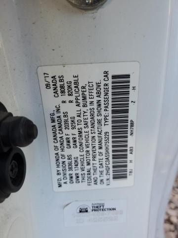 2HGFC3A55HH755229 Honda CIVIC SI