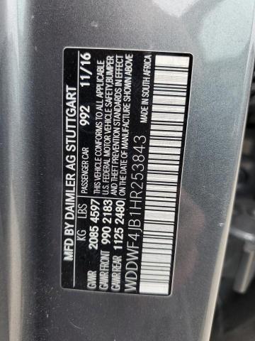 WDDWF4JB1HR253843 Mercedes-Benz C 300