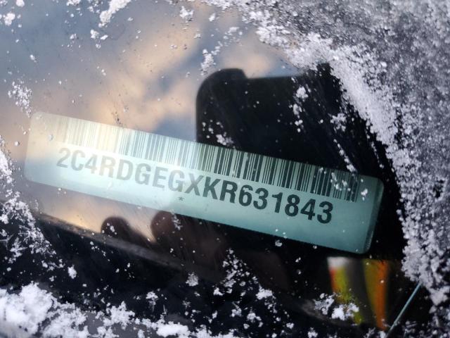 2C4RDGEGXKR631843 Dodge Grand Caravan Gt