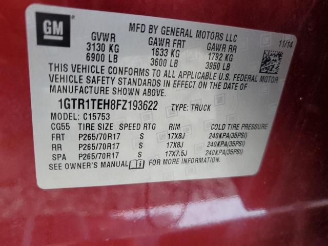 1GTR1TEH8FZ193622 GMC Sierra C1500