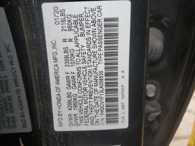 1HGCV1F13LA058530 Honda ACCORD LX