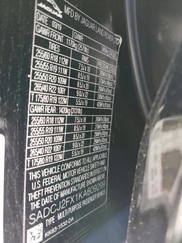 SADCJ2FX1KA609299 Jaguar F-pace Premium