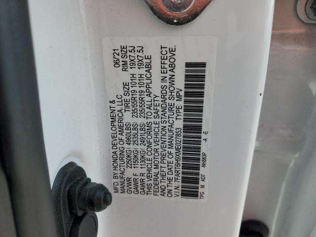 7FART6H9XME027853 Honda Cr-v Touring