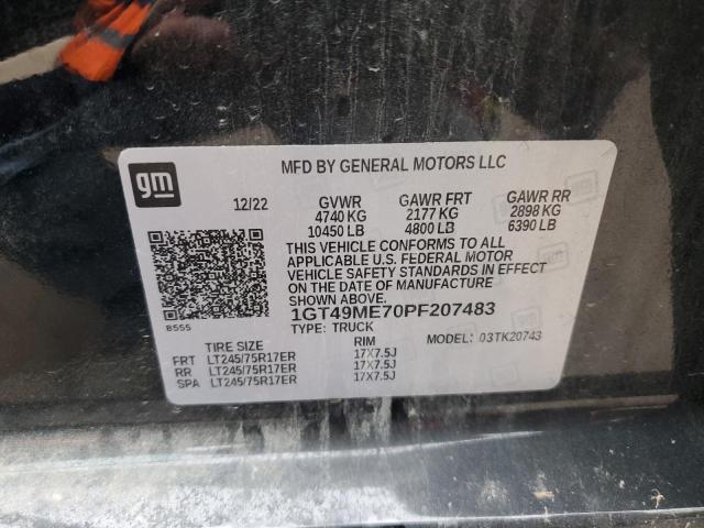 1GT49ME70PF207483 GMC Sierra K2500 Sle