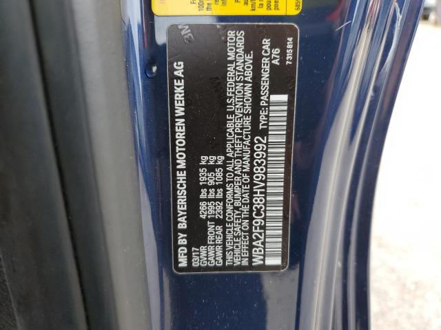 WBA2F9C38HV983992 BMW 230I