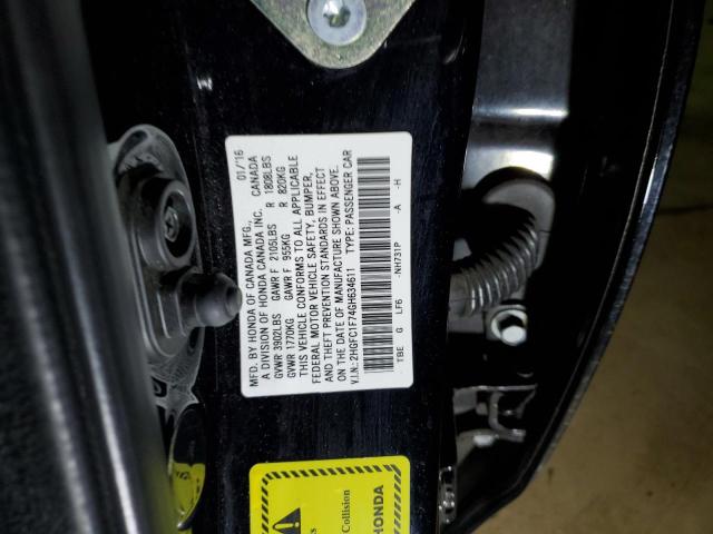 2HGFC1F74GH634611 Honda CIVIC EXL