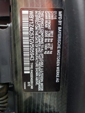 WBY1Z4C57GV505943 BMW I3 REX