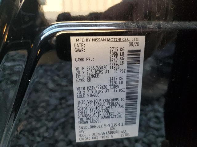 5N1DL0MM0LC541831 Infiniti QX60 LUXE